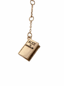 Alice in Wonderland - Down the Rabbit Hole: Gold necklace